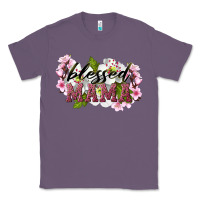 Lavender Blessed Mama Classic Tee - LillyAllenDesigns