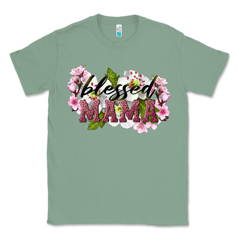Blessed Mama Classic Tee by LillyAllenDesigns | Teevron