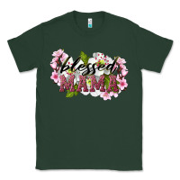 Sports Green Blessed Mama Classic Tee - LillyAllenDesigns