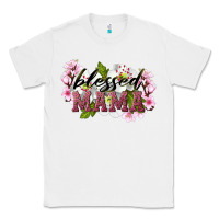 White Blessed Mama Classic Tee - LillyAllenDesigns