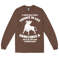 Chestnut Taurus Horoscope Long Sleeve Tee - Bettercallsaul