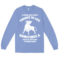 Colony Blue Taurus Horoscope Long Sleeve Tee - Bettercallsaul