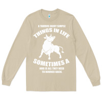 Mushroom Taurus Horoscope Long Sleeve Tee - Bettercallsaul