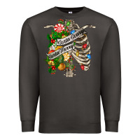 Smoke sorta merry sorta scary chest Premium Sweatshirt - FaDigitalArtStudio