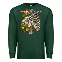 Sports Green sorta merry sorta scary chest Premium Sweatshirt - FaDigitalArtStudio