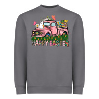 Storm Happy Easter Day truck Heavyweight Sweatshirt - HowdyJamesFarm