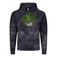 Cloud Black Dwarf Pomegranate Tree Illustrations Vintage Hoodie - LillyAllenDesigns