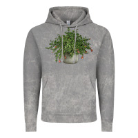 Cloud Rock Dwarf Pomegranate Tree Illustrations Vintage Hoodie - LillyAllenDesigns