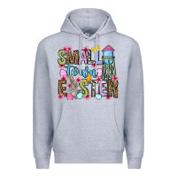 Heather Grey Easter Day Small town Easter Premium Hoodie - OliviaCreatesArt