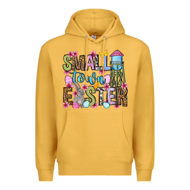 Easter Day Small Town Easter Premium Hoodie by OliviaCreatesArt | Teevron