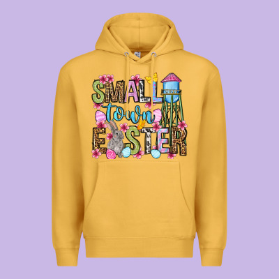 Easter Day Small Town Easter Premium Hoodie Designed By Oliviacreatesart