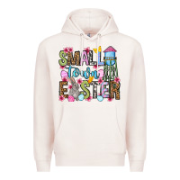 Pale Pink Easter Day Small town Easter Premium Hoodie - OliviaCreatesArt