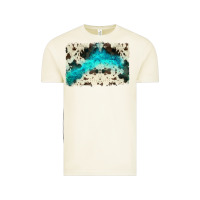 Vintage Arctic turquoise, cowhide backgraund Vintage Tee - JahusDesignShop