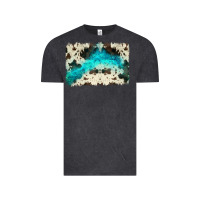 Turquoise, Cowhide Backgraund Vintage Tee | Teevron