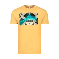 Vintage Mustard turquoise, cowhide backgraund Vintage Tee - JahusDesignShop