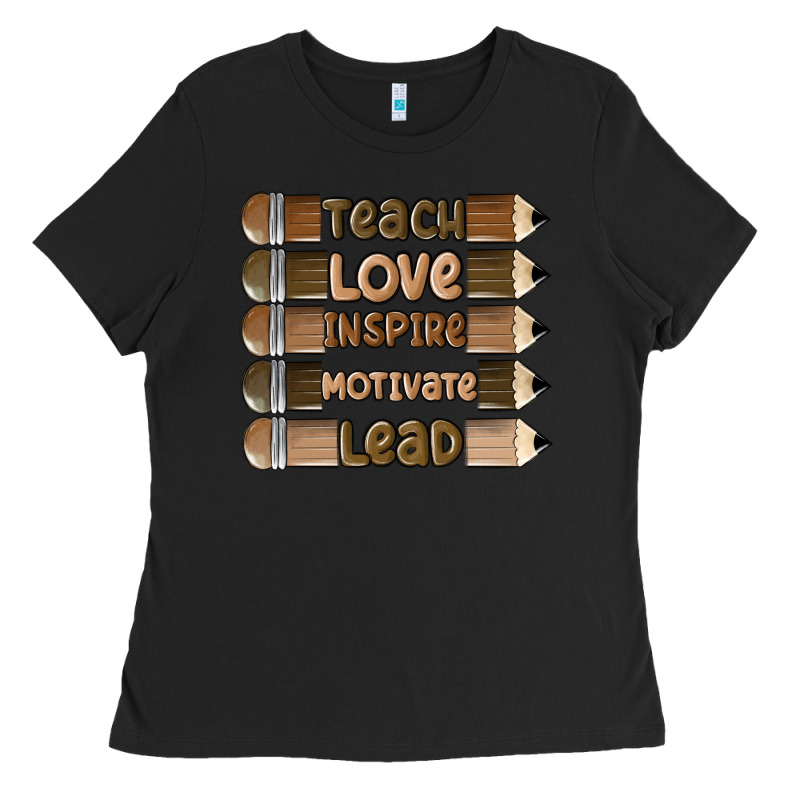 Teach Love Inspire Ladies Tee by MaliasSmallBusiness | Teevron