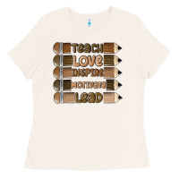 Bone teach love inspire Ladies Tee - MaliasSmallBusiness