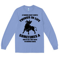 Colony Blue Taurus Horoscope Long Sleeve Tee - Bettercallsaul