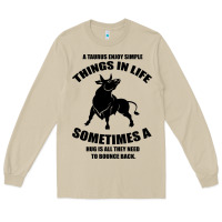 Mushroom Taurus Horoscope Long Sleeve Tee - Bettercallsaul