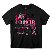 Black cancer awareness Heavy Core Tee - MaliasSmallBusiness