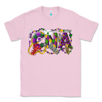 Bubblegum Pink CNA Certified Nursing Assistant Mardi Gras Classic Tee - LillyAllenDesigns