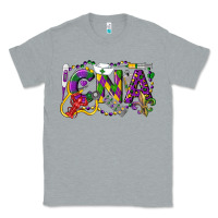 Heather Grey CNA Certified Nursing Assistant Mardi Gras Classic Tee - LillyAllenDesigns