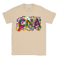 Mushroom CNA Certified Nursing Assistant Mardi Gras Classic Tee - LillyAllenDesigns