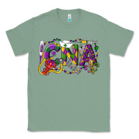 Sage CNA Certified Nursing Assistant Mardi Gras Classic Tee - LillyAllenDesigns