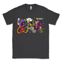 Smoke CNA Certified Nursing Assistant Mardi Gras Classic Tee - LillyAllenDesigns