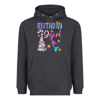 Smoke Birthday Girl 9 Heavyweight Hoodie - BundleAndBundleShop