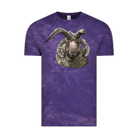Cloud Purple navajo churro sheep head Vintage Tee - LillyAllenDesigns