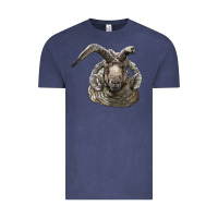 Vintage Denim navajo churro sheep head Vintage Tee - LillyAllenDesigns