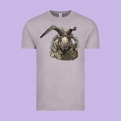 Navajo Churro Sheep Head Vintage Tee Designed By Lillyallendesigns