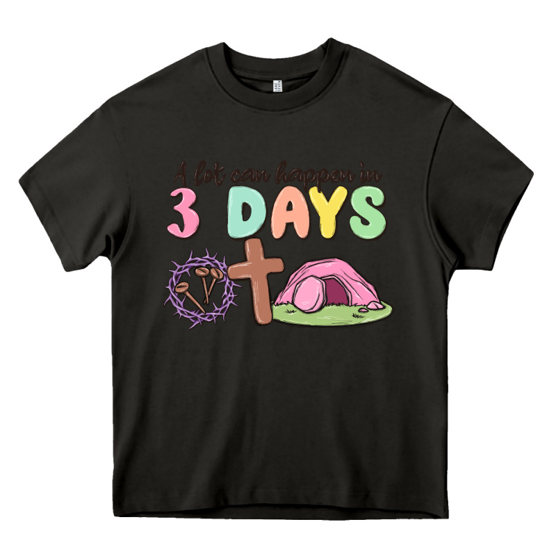 A Lot Can Happen In 3 Days Heavy Core Tee by MaliasSmallBusiness | Teevron