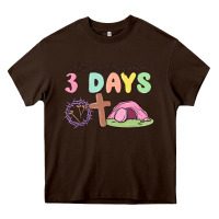 Chocolate Brown a lot can happen in 3 days Heavy Core Tee - MaliasSmallBusiness