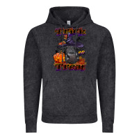 Vintage Black Trick Or Treat Black Angus Heifer Vintage Hoodie - LillyAllenDesigns