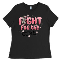 Black fight for the cure Ladies Tee - MaliasSmallBusiness