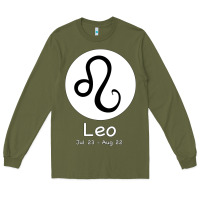 Army Green Leo Horoscope Long Sleeve Tee - Bettercallsaul