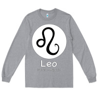 Heather Grey Leo Horoscope Long Sleeve Tee - Bettercallsaul