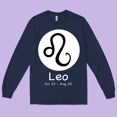 Leo Horoscope Long Sleeve Tee Designed By Bettercallsaul