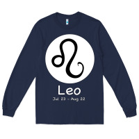 Navy Leo Horoscope Long Sleeve Tee - Bettercallsaul