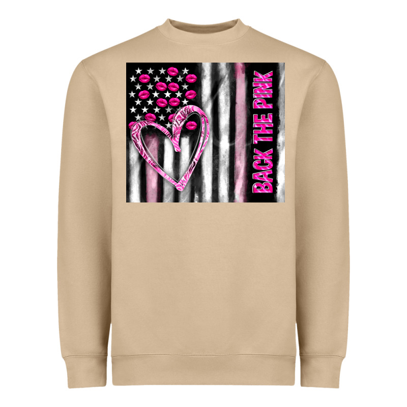 Back The Pink Heavyweight Sweatshirt by TumblerDesignByShophia | Teevron