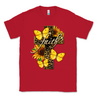Red Western Faith Classic Tee - LillyAllenDesigns