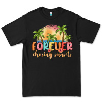 Black forever chasing sunsets Premium Tee - MaliasSmallBusiness