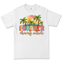 White forever chasing sunsets Premium Tee - MaliasSmallBusiness