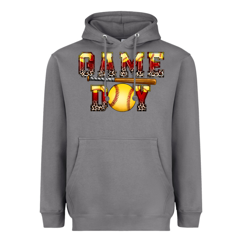 Game Day Softball Heavyweight Hoodie by FaDigitalArtStudio | Teevron