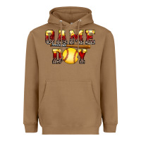 Toasted Coconut game day softball Heavyweight Hoodie - FaDigitalArtStudio