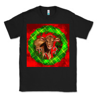 Black christmas red angus calf Classic Tee - LillyAllenDesigns