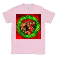 Bubblegum Pink christmas red angus calf Classic Tee - LillyAllenDesigns