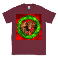 Burgundy christmas red angus calf Classic Tee - LillyAllenDesigns